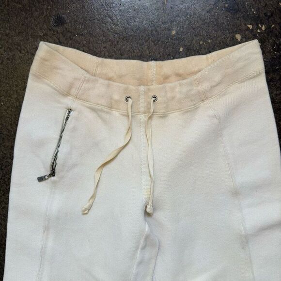 Vtg Tommy Bahama Creme Colored Sweatpants Zipper Pocket Women’s Size Small - Picture 2 of 16